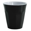 Serroni Café Two-Tone Melamine Cup, 260 ml, Black