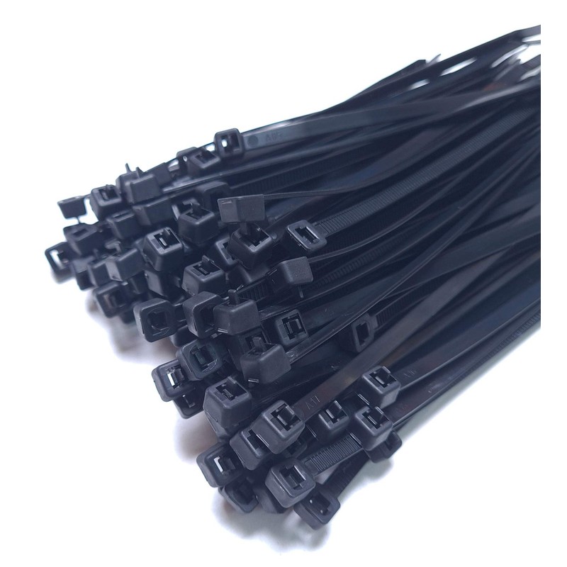 Pack of 10 Cable Ties Resealable 300 mm x 7.6