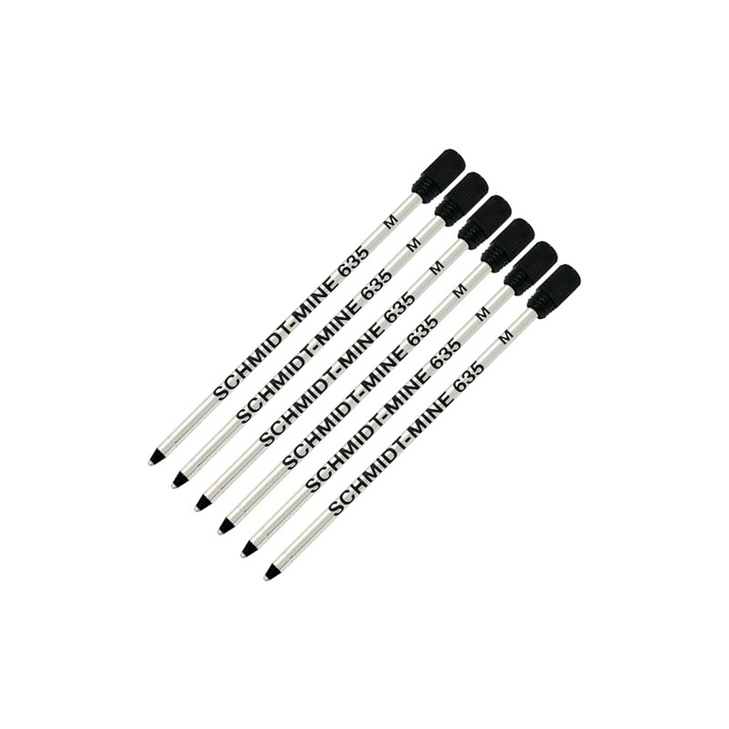 Schmidt 635 D1 Mine Ballpoint Refill - Black Ink -