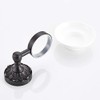 7Trees Bathroom Toilet Soap Holder with Ceramic Dish Wall Mount,