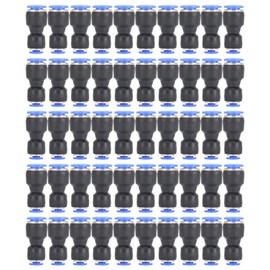 50 Pcs PushtoConnect Fittings PG84 Quick Release Pneumatic Straight Push Connectors