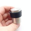 Door Stop Floor Mounted Concealed Fixing Flat Top Satin Stainless