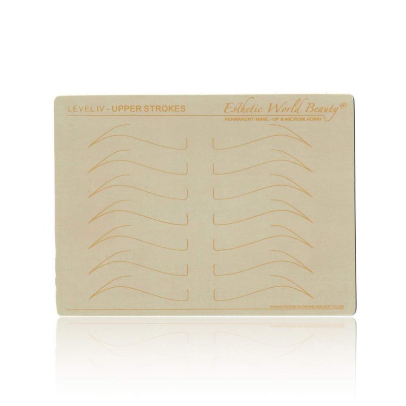 Microblading No Ink Practice Skin | 6 Level Template