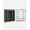 SONGMICS Closet Wardrobe, Portable Closet for Bedroom, Clothes Rail with