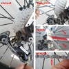 6/7/8/18/21/24 Speed Bike Chain 1/2 x 3/32 Inch,Mountain Road Folding