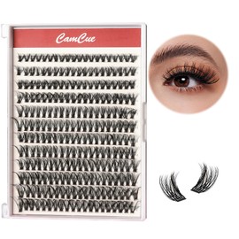 Lash Clusters DlY Eyelash Extensions 40D 0.07 C Curl 9-16mm Eyelash Clusters Mixed Tray Cluster Eyelash Extensions Natural individual Lashes (40D-0.07C-9-16mm)