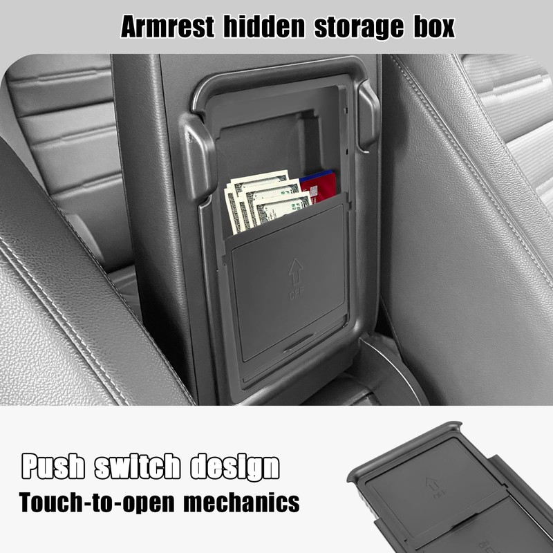 Neepiar 4PCS Center Console Organizer Compatible with 2023 2024 2025