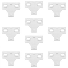 FINBe 10PCS Cabinet Hinge Gaskets Semi-Cover Buffer Closed Cabinet Hinges Cabinet Door Spacers Embedded Buffer Closing Cabinet Hinges for Photography Backboards