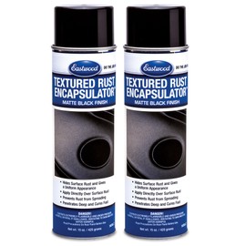 Eastwood Textured Matte Black Rust Remover Spray | Aerosol Prevents Rust Corrosion Epoxy Fortified LOW VOC Formula | 15 Oz. Textured Matte Black 2 Pack
