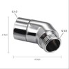 Shower Head Shower Elbow 135° Swivel G1/2in Shower Elbow for
