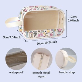 Esthetician Beauty Artist Gifts Cosmetology Beautician Cosmetic Bag Facial Lover Makeup Zipper Pouch (Esthetician mb ca)