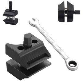 Tkxjry 2 Pieces Split Strut Hubs, Knuckle Spreader with Split Hub, Stub Axle Spreader, Strut Spreader with Split Hub, Strut Spreader Tool, for Car Hanging, Durable