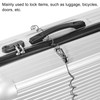 PATIKIL Security Steel Cable 2.5mm x 1m/3.28ft Coated Spring Luggage