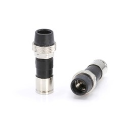 THE CIMPLE CO Coaxial Cable Compression Fitting Connector - for RG6 Coax Cable - with Weather Seal O Ring, Weather Boot, and Water Tight Grip (25 Pack)