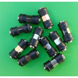 Perfect Vision (10 PCS) F81 Coax Barrel RG6 Splice Connector Weather Seal DTVF81O-05 3GHz