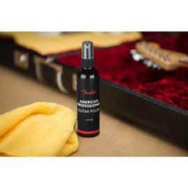 Genuine Fender 4oz Guitar Polish and Shop Cloth Maintenance/Cleaner Care Pack