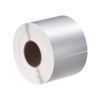 sourcing map Direct Thermal Label Metallic Silver 1 Row 1000