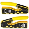 Brileine RJ45 Crimp Tool Pass Through RJ45 Crimper All-in-one Ethernet