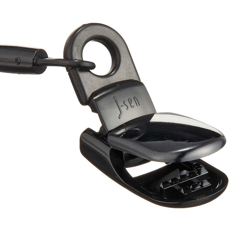 エレコム スマートフォン用ストラップ/クリップ(樹脂)/30cm/ブラック