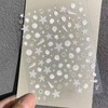 HYWWPFLAY 2 Sheets 5D Embossed Beach Nail Stickers - Starfish,