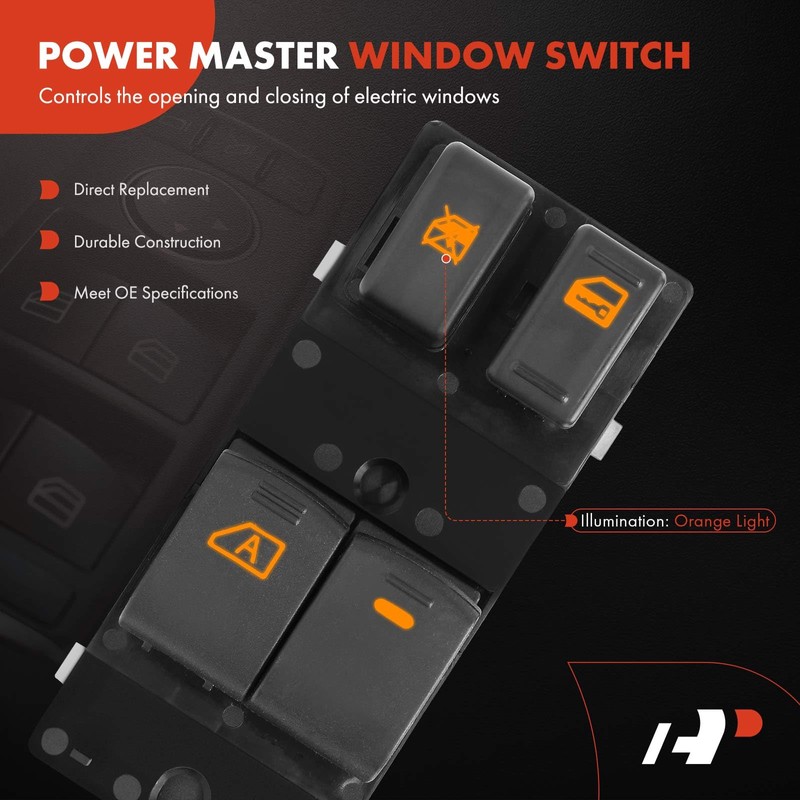 A-Premium Master Power Window Switch Compatible with Nissan Frontier 2005-2006,