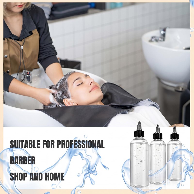24 Pcs 3 oz Squeeze Applicator Bottles for Hair Oiling,