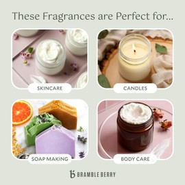 Bramble Berry Cashmere Fragrance Oil (2 Fl oz) | Great for Making Homemade Soap, Candles, Lotion, Bath Bombs, Skin & Body Care | Vegan, Phthalate & Paraben Free