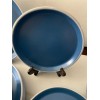 melangie Melange Stoneware 16 Piece Dinnerware Set Moderno Blue 4
