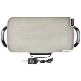 Presto Presto 07062-22-Inch Ceramic Removable Handles Electric Griddle, 22 Inch, Black