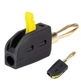 Banana Plugs for Speakers | Wire Connector Banana Connector - Quick Connect Banana Jack, Speaker Wire Plugs, Banana Plug Connectors for Speaker Wire, Sound Systems
