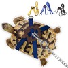 CQJ Pet Turtle Leather Harness Small and Harness Pet Leash