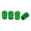 HEROFFIX 4 Pcs Mesh Pattern Tire Valve Stem Caps Decorative