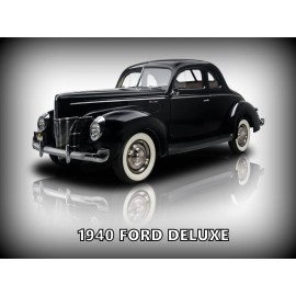 1937 Ford Deluxe - Original Look NEW Metal Sign: 12 x 16" Free Shipping