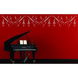 Guitar Stencil, 6.5 x 6 inch (M) - Musical Instrument Design Music Stencils for Painting Template