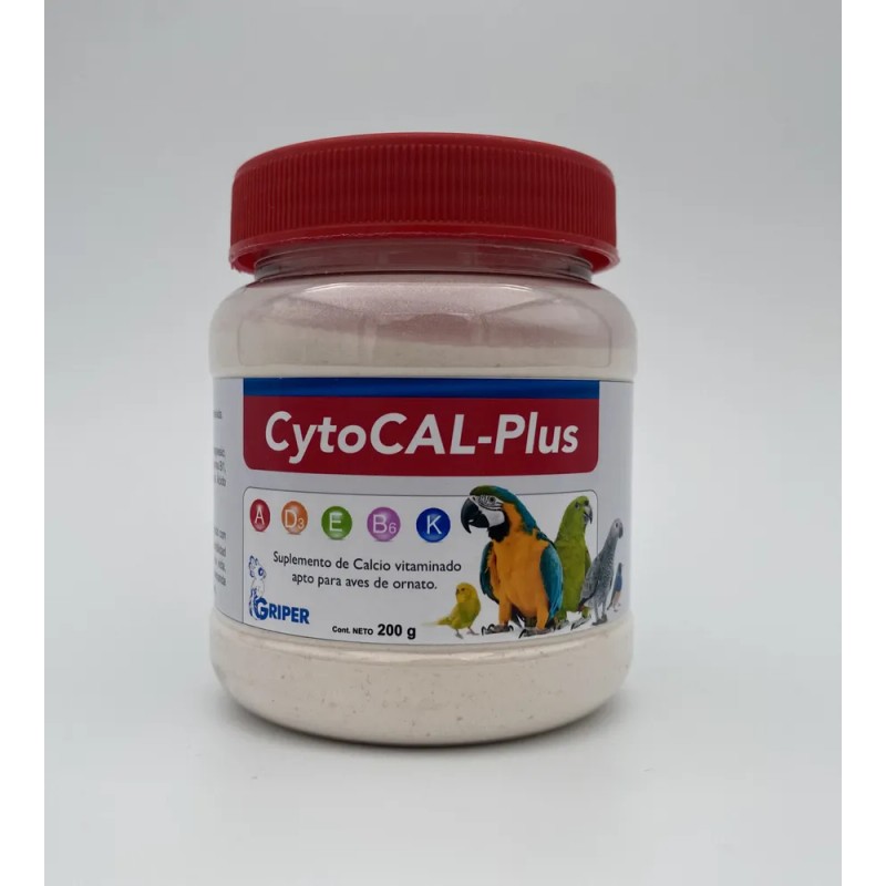Cytocal-plus 200g. Calcio Vitaminado Para Aves De Ornato