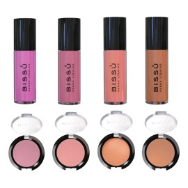 Kit Nuevo Rubor Liquido Bissú Y Rubor En Polvo Bissú Pétalo