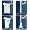 Waterfall Universal Faucet Extender Copper and ABS Anti Splashing Bathroom