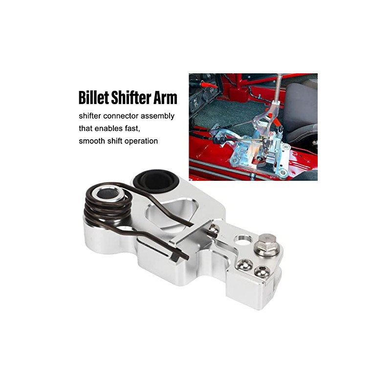 Billet Shifter Arm,KIMISS Metal Shift Lever Shifter Box Connector Assembly