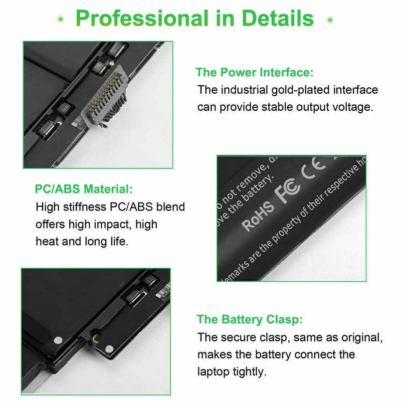 Ad-ele NEW Battery for MacBook Pro 15" inch Retina A1618