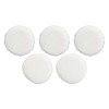 5pcs Face Powder Puff Double Sided Raised Pile Soft Skin