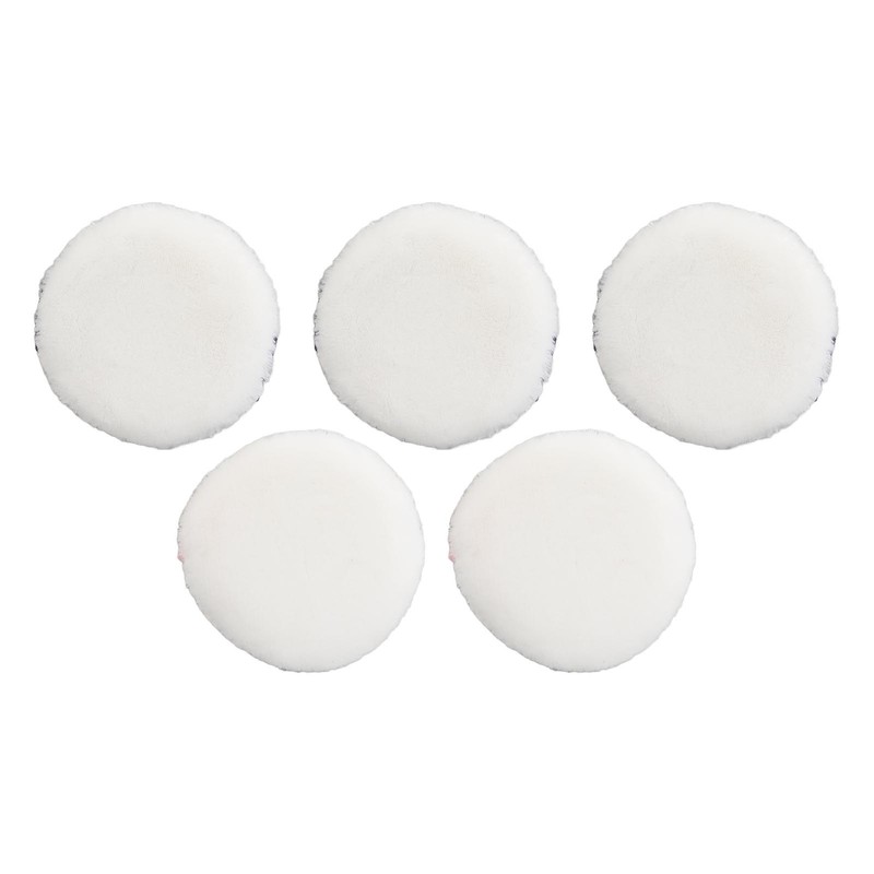 5pcs Face Powder Puff Double Sided Raised Pile Soft Skin