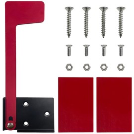 Professional Mailbox Flag Replacement Flag Durable Galvanized Steel Kit Easy Installation No Tools Required Stick Mailbox Red Flag for Wall & Post Mount Mailboxes Brick and Wall-Mount