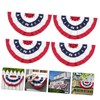 ORFOFE 5pcs Usa Flag Banner Patriotic Bunting Flags 45 *