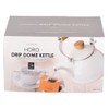 Pearl Metal Enamel Coffee Drip Dome Kettle 1.4L White IH