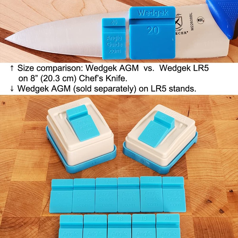 Wedgek 11°-23° and 24°-43° Combined, X-Large Angle Guides for Sharpening