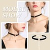 JEYORZY Pack of 15 Women's Choker Necklaces, Velvet Choker Necklaces,