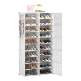 Zapatero Cajas Para Zapatos 10 Niveles Armario Modular 40par Amovil Zapatero De Almacenamiento 40 Par Modular Armario 10 Niveles