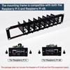 GeeekPi 19 inch 2U Rack Mount for Raspberry Pi 5/4B/3B+/3B,