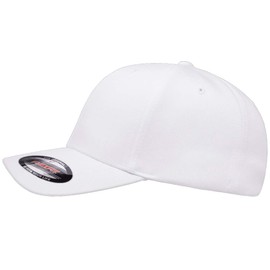 1955 1956 1957 Ford Thunderbird Convertible Outline Design Flexfit 6277 Athletic Baseball Fitted Hat Cap White L/XL