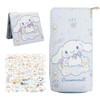 Kawaii White Dog Wallet with A Mirror and Stickers, ID